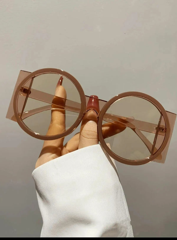 Vintage Large Frame Fashion Sunglasses