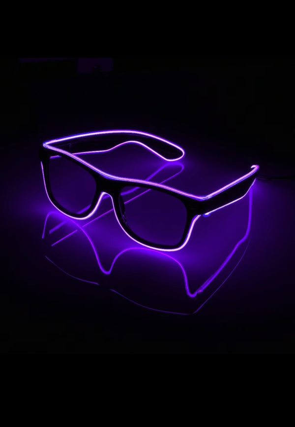 Neon EL LED Light Up LED Glasses