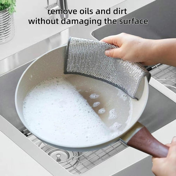 Multifunction Kitchen Metal Wire Resuable Dish Cloth