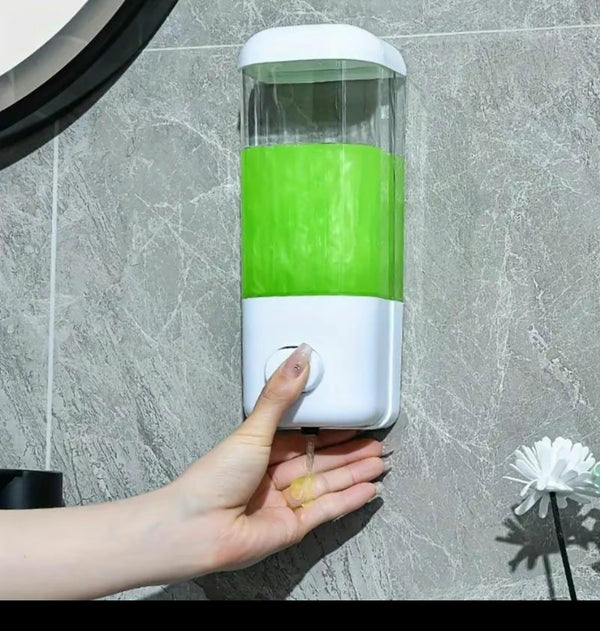 Wall Mounted Soap Dispenser, Manual Press.