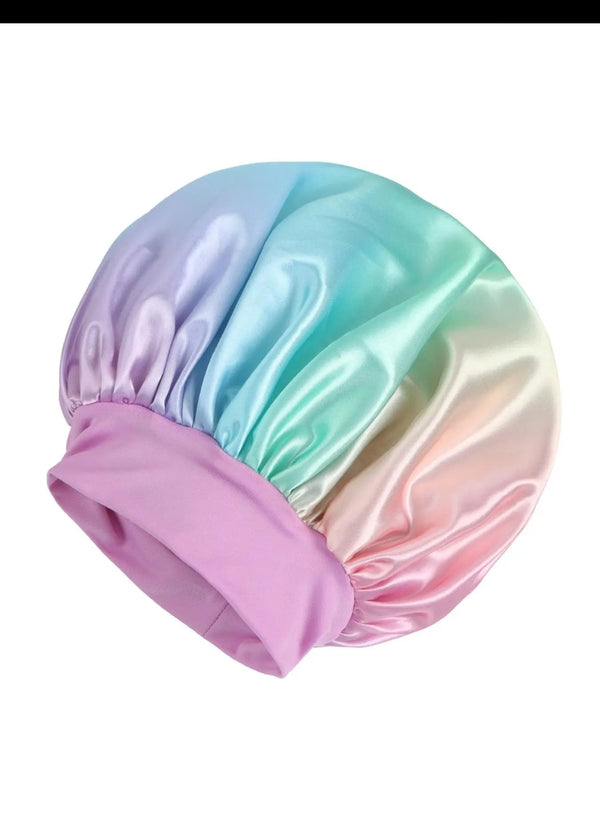 Saying Sleeping Cap Ruched Design Sleeping Bonnet