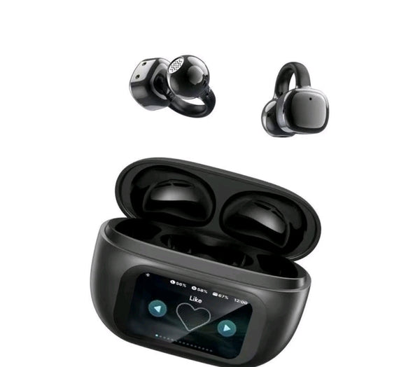 Smart Display TWS Wireless Earbuds with Touchscreen