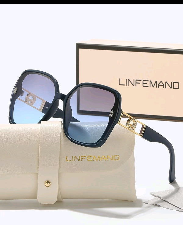 Unisex Oversized Gradient Sunglasses