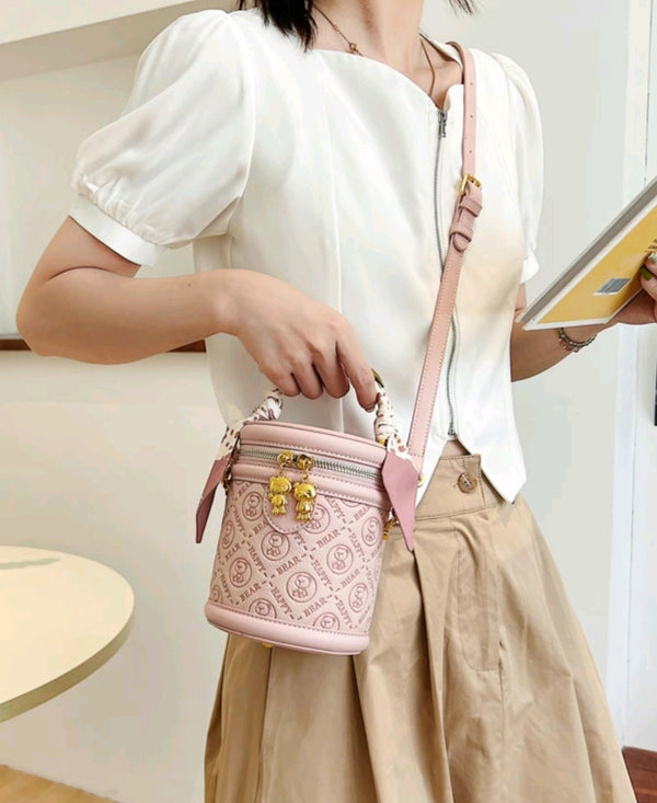 Women’s Fashion Colorblock Casual Sling Handbag-PU Leather Elegance