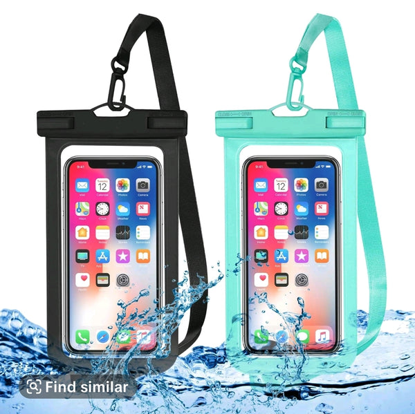 Universal Waterproof Phone Pouch – Touchscreen Friendly & Secure